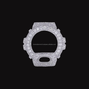 Luxuriöses Uhrengehäuse-Mod-Kit mit Steinbesatz, achteckig, Metall, Streetwear-Mode-Statement, Zeitmesser-Upgrade-Edition, Dvars Diamant - Product Image 1