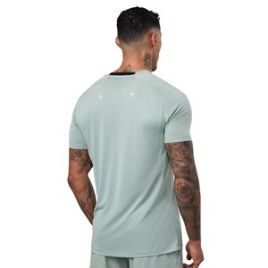 เสื้อยืดออกกำลังกายสีเขียวเซจสำหรับผู้ชาย คอกลม แขนสั้น สำหรับออกกำลังกาย วิ่ง หรือใส่ลำลอง - Product Image 2