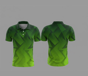 เสื้อโปโลซับลิเมชั่นทันสมัยสำหรับผู้ชายและผู้หญิง ตะเข็บทนทานสำหรับผู้ชาย ผู้หญิง และวัยรุ่น แห้งเร็ว ระบายอากาศได้ดี เหมาะสำหรับการออกกำลังกาย - Product Image 2