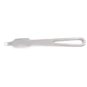 Retractor de Rodilla Manual con Palanca Ósea, Curvo 180 Grados, Punta Cónica de 10.12 Pulgadas, Ancho de 4mm, Instrumento Quirúrgico Hohmann - Product Image 4