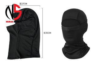 Cagoule de ski et de cyclisme unisexe personnalisée, respirante, en polyester soyeux, à un trou, style discret - Product Image 6