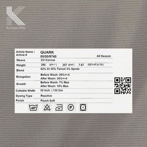ผ้าแคนวาสผสมคอตตอน เทนเซล และสแปนเด็กซ์ 260 GSM ทอแบบ 2/2 ยืดได้ สำหรับเสื้อผ้าแฟชั่น ผู้ผลิตสิ่งทอ - Product Image 5