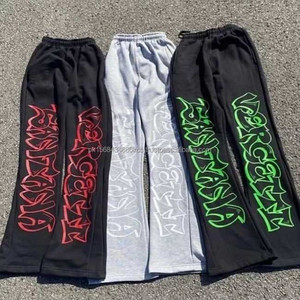 Pantalones Cargo con Cordón y Bolsillos Estilo Y2K para Mujer, Hip Hop, Transpirables, de Tiro Medio, Pierna Ancha, Casuales, Vintage, Streetwear, 100% Algodón - Product Image 1