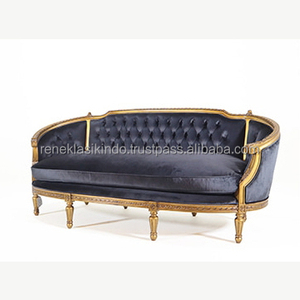 Selling Sofa Bed Living Room Furniture <b>Model</b> No. 5505 Made Of Mahogany Wood With Thick <b>Foam</b> And Soft Fabric Modern Design - Product Image 3