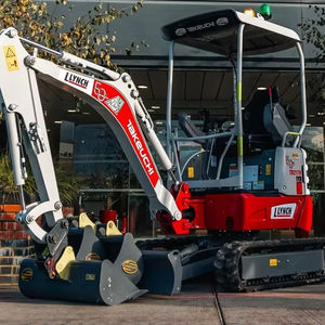 Excavatrice sur chenilles industrielle d'occasion de 3 tonnes avec bras hydraulique à grande portée et chenilles en acier pour l'excavation de fondations profondes - Product Image 1