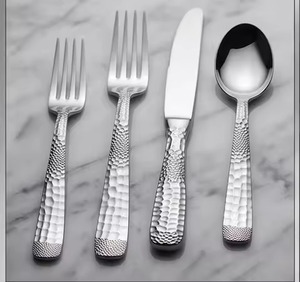ชุดช้อนส้อมมีดสแตนเลสสตีลดีไซน์สร้างสรรค์ พรีเมียม สำหรับรับประทานอาหาร - Product Image 4