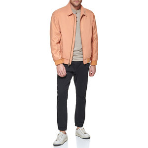 In Stock Made in Pakistan Men's Winter Bomber Jacket Canvas Stand Collar Casual Low Price - Product Image 6