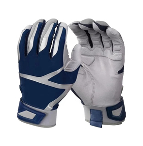 Factory Direct Baseball Batting Gloves for Sports Distributors with Stretch Fabric Grip Palm Team Logo and OEM Manufacturing - Product Image 3