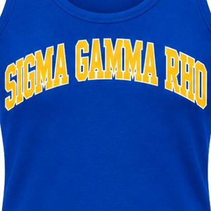 Camiseta sin mangas con letras griegas Sigma Gamma Rho para mujer, ropa informal sin mangas, ropa personalizada para hermandades, ropa deportiva, moda - Product Image 6