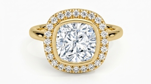 <b>Cushion</b> Cut Diamond Engagement <b>Ring</b> for Women Classic Lab Grown Diamond - Product Image 2