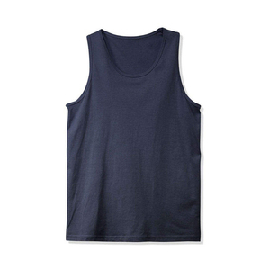 Summer Custom Logo <b>Men</b> Gym Cropped Tee Sports Heavyweight Sleeveless T-shirt for <b>Men</b> 100% Cotton Plain <b>Black</b> Tank Tops Wholesale - Product Image 1