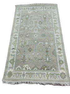 พรมเช็ดเท้าผ้าฝ้ายผูกปมมือ3x3พรมแบบเปอร์เซียพรมที่เป็นมิตรกับสัตว์เลี้ยงแบบไม่ลื่น - Product Image 3