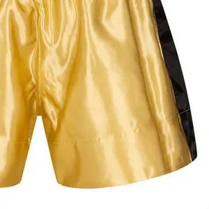 Golden MMA Boxing <b>Shorts</b> <b>Men</b> Elastic Waist Quick Dry Breathable Polyester Adult <b>Short</b> Style <b>Combat</b> Sports Apparel - Product Image 4