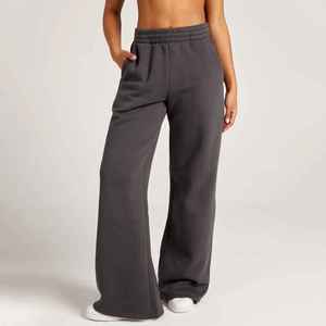 Pantalon évasé pour femme de haute qualité, design personnalisé 2026, très vendu, taille haute, 100 % coton, pour l'été - Product Image 2