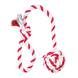 Juego de Cuerdas con Pelota de 7 cm y 50 cm, Juguete Masticable para Mascotas - Product Image 3