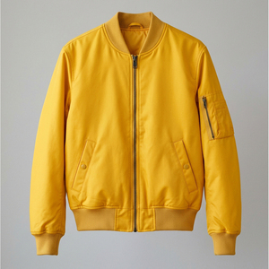 Blouson Bomber Homme Personnalisé Nouveau Design – Blouson Bomber en Toile Respirante à Col Montant, Style Tendance et Personnalisable pour la Vente en Gros - Product Image 4
