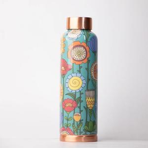 Botella de Agua de Cobre Puro Ayurvédico, Doble Pared, Ecológica, de Lujo, con Diseño Impreso, Compre Directamente del Proveedor a Bajo Precio - Product Image 4