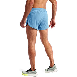 Pantalones Cortos Deportivos para Hombre, Color Azul Cielo, de Secado Rápido, para Atletas, con Bolsillo con Cremallera para Teléfono - Product Image 4