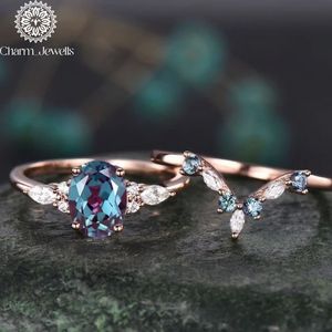 Anillo de Compromiso de Plata 925 con Moissanita para Mujer, Corte Pera, Diseño Floral, Engaste de Garras, Estilo Romántico, Charm_Jewells - Product Image 6