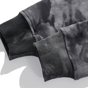 Men's Oversized <b>Tie</b>-<b>Dye</b> Hooded <b>Sweatshirt</b> Regular Sleeve French Terry Casual Autumn Wear - Product Image 3