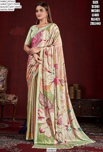 Yellow Royale <b>Tissue</b> Saree for <b>Wedding</b> Diwali & Party-Wrinkle Free Moisture Wicking Traditional Women's Wear - Product Image 3