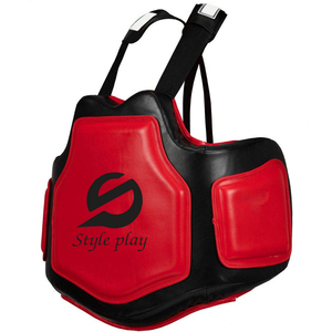 Protection de Poitrine MMA en Gros, Nouveau Design, Qualité Supérieure, Cuir PU Durable et Respirant pour l'Entraînement de Boxe - Product Image 3