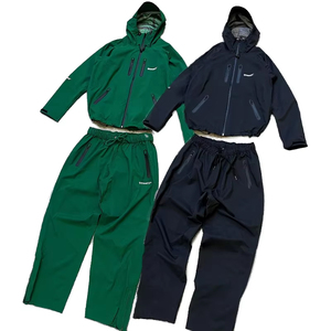 High Quality <b>Zip</b> <b>Up</b> <b>Jackets</b> And Nylon Track Pants Jogging Suit Hiking Clothing Set Custom Men Windproof Waterproof Tracksuit - Product Image 1