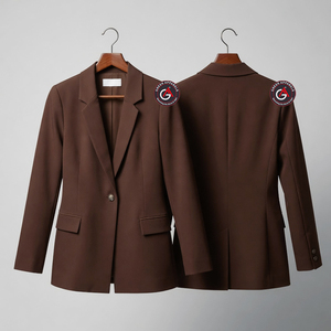 2023 nouveautés directement usine fabrication en gros prix blazer pour femmes nouvelle mode couleur unie manteau automne femme <span class=keywords><strong>blaze</strong></span> - Product Image 1