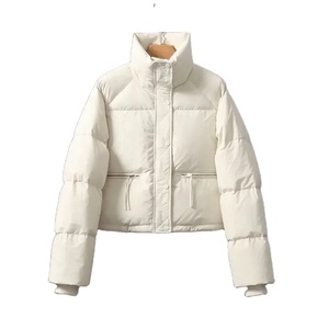 Manteau rembourré en coton Veste bouffante à col montant pour femme Veste épaisse et chaude à la mode pour l'automne et l'hiver - Product Image 1