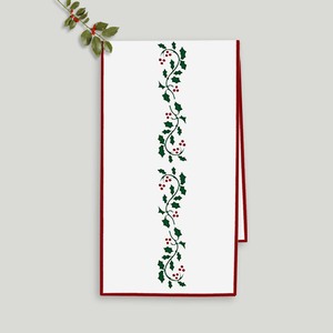 New Christmas Collection Cotton Embroidered Table <b>Runner</b> For Dining Table Eye Catching Pattern with Customized Size and Print. - Product Image 2