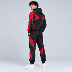 Survêtement coupe-vent pour homme au design tendance avec tissu haute performance, léger et de style moderne - Product Image 3