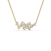 Joya de diamante de corte brillante redondo cultivado en laboratorio de 1.58 quilates, oro sólido de 14K, certificado IGI, regalo de boda o compromiso.
