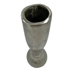 Luxury Aesthetic Coastal Hammered Iron Eco-Friendly Flower <b>Vase</b> Premium Decorative Accent Bulk Export Manufacturer - Product Image 3