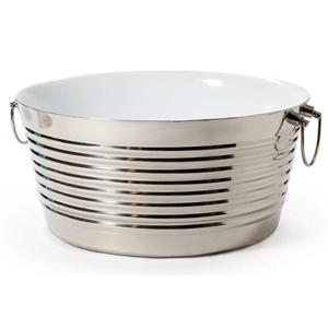 Cubo de Hielo Metálico Personalizado con Asas para Enfriar Vino, Champaña y Cerveza, Apto para Lavavajillas, Ecológico - Product Image 6