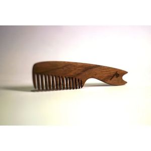 Peigne à cheveux en bois de neem écologique fait à la main, artisanat durable en bambou et en bois, outil de toilettage - Product Image 1