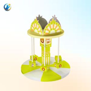 Manège à thème bonbons fantaisie, palette de pastels chauds, pour enfants, revêtement non toxique, matériaux durables, OEM/ODM - Product Image 6