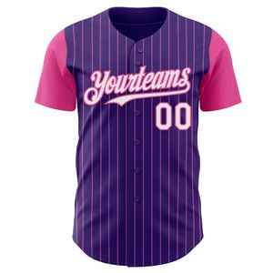 Camiseta de Béisbol Transpirable con Patrón 3D, 100% Poliéster, Impresión por Transferencia de Calor, Nombre del Equipo Personalizado, Cuello Redondo, Manga Corta, para Verano - Product Image 4