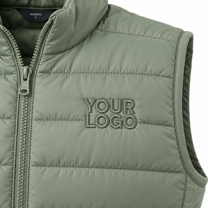 <b>Women's</b> Slim Fit Puffer Vest Lightweight Insulated <b>Waistcoat</b> Outdoor Fashion Clothing Custom Logo premium quality - Product Image 4