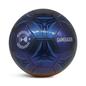 ลูกฟุตบอลเย็บมือ GAMEGAZER ขนาด 5 น้ำหนัก 400-440 กรัม รอบวง 680-700 มม. 32 แผ่น ทนทาน ผิวสัมผัสแบบดั้งเดิม - Product Image 2