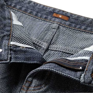 Shorts en jean délavé taille mi-haute pour homme 100 % coton, décontractés, d'été, avec boutons - Product Image 3