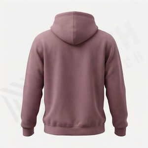 Sweat-shirt à capuche unisexe personnalisé, style vintage, effet délavé, 100% coton, molleton French Terry, motif uni, pour l'hiver - Product Image 2