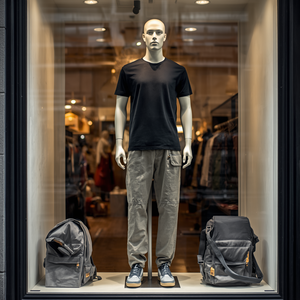 ชุดเสื้อยืดลำลองและกางเกงขายาว ผ้าฝ้ายผสมโพลีเอสเตอร์ ชุดเข้าชุด พร้อมบริการรับผลิตแบบ OEM ODM - Product Image 1