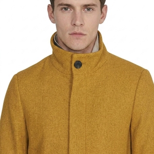 Veste matelassée longue d'hiver pour homme, manteau chaud rembourré à manches longues, col montant, poches latérales zippées, vêtements personnalisés - Product Image 4