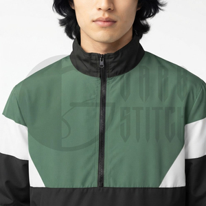 Custom Men Solid Waterproof Windbreaker <b>Jacket</b> Shorts Set <b>Lightweight</b> <b>Running</b> Tracksuit Outdoor Sportswear OEM ODM Manufacturer - Product Image 4