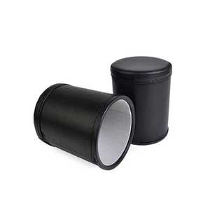 Party Games Leather Dice <b>Cup</b> Set with Magnetic Closure dice <b>shaker</b> <b>cups</b> set KTV Entertainment Dice Box - Product Image 2