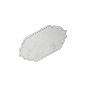 Plateau de service en marbre au design classique, best-seller, avec forme unique pour le déjeuner, le petit-déjeuner, le dîner, personnalisation disponible à la vente - Product Image 2