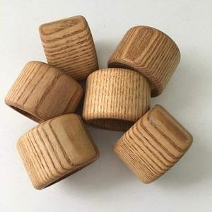 Luxury Mango Wood Napkin <b>Ring</b> Set Latest Fashion <b>Plate</b> Stand Cake Tools for Weddings Hotels Kitchen Including Napkin <b>Rings</b> - Product Image 5