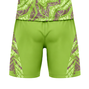 Uniforme de football personnalisé pour garçons 7v7, ensemble de maillot à capuche sans manches et short, impressions abstraites sublimées, logo d'équipe personnalisé, nom et numéro - Product Image 6
