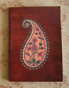 Top Selling Handmade Cream Color Printed Paper Hard Cover <b>Diary</b> Notebook with Glue Binding 48 Sheets-Gift - Product Image 1