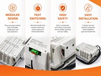 Commutateur de transfert automatique (ATS) industriel SET en laiton, inverseur de source double alimentation pour groupe électrogène résidentiel 400A